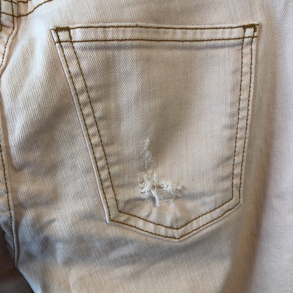 Current/Elliott pink stiletto distressed jean s 25 - Picture 6 of 9